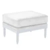 Spindle Ottoman - High Gloss White -Cheap Interior Store 010192395 07645.1690283493.386.513