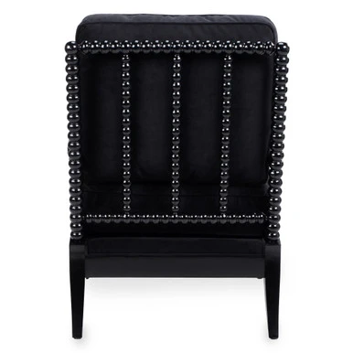 Spindle Chair - High Gloss Black 4 Spindle Chair - High Gloss Black - Image 2