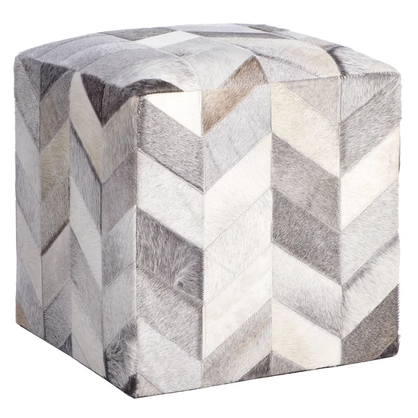 Masson Hair On Hide Ottoman 2 Masson Hair On Hide Ottoman