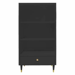 Uptown Bookcase With Drawer - Black