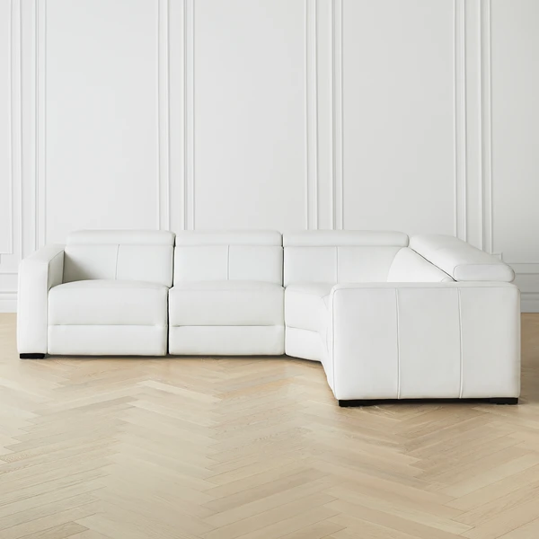 Verona Reclining Leather Sectional 3 Verona Reclining Leather Sectional