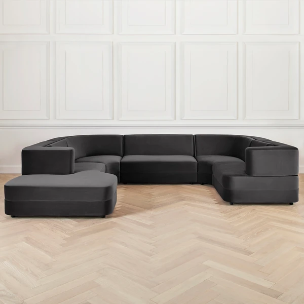 Bergamo Sectional - 5 PC 3 Bergamo Sectional - 5 PC